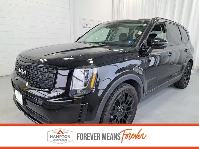 Black 2022 Kia Telluride EX for sale in Hampton, VA