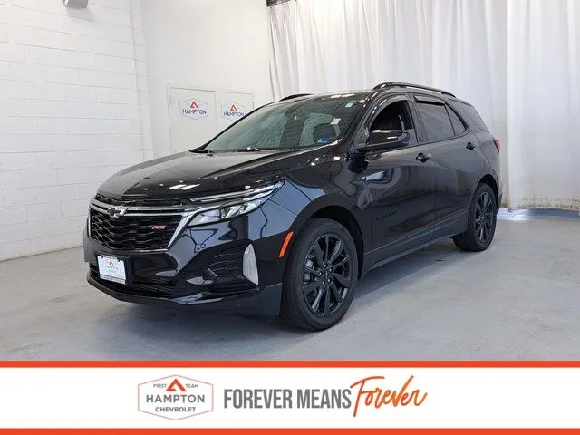 Black 2022 Chevrolet Equinox RS for sale in Hampton, VA