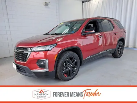 Red 2022 Chevrolet Traverse Premier for sale in Hampton, VA