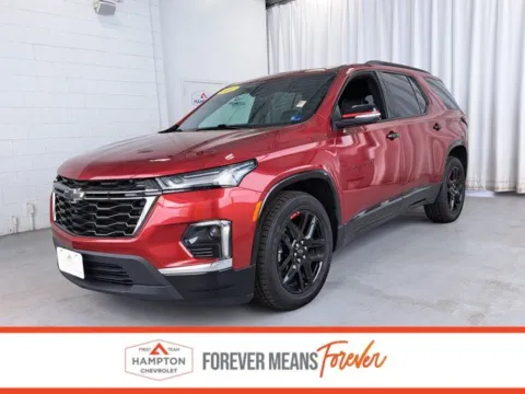 Red 2022 Chevrolet Traverse Premier for sale in Hampton, VA