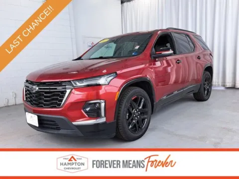 Red 2022 Chevrolet Traverse Premier for sale in Hampton, VA