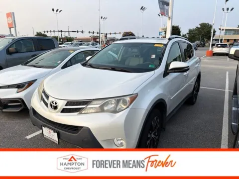 White 2015 Toyota RAV4 Limited for sale in Hampton, VA