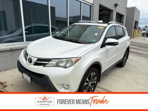 White 2015 Toyota RAV4 Limited for sale in Hampton, VA
