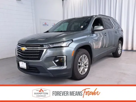 Silver 2023 Chevrolet Traverse LT Leather for sale in Hampton, VA