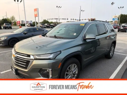 Silver 2023 Chevrolet Traverse LT Leather for sale in Hampton, VA