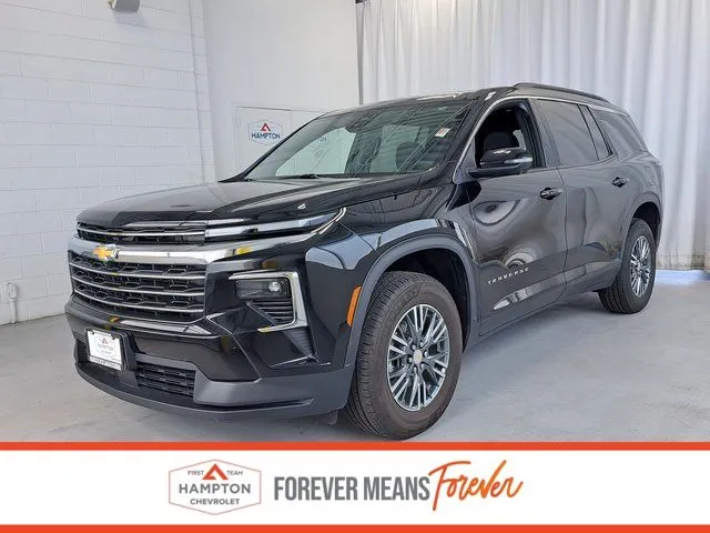 Black 2024 Chevrolet Traverse LT for sale in Hampton, VA
