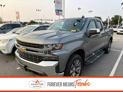 Gray 2021 Chevrolet Silverado 1500 LT for sale in Hampton, VA