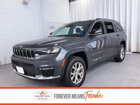 Gray 2022 Jeep Grand Cherokee L Limited for sale in Hampton, VA