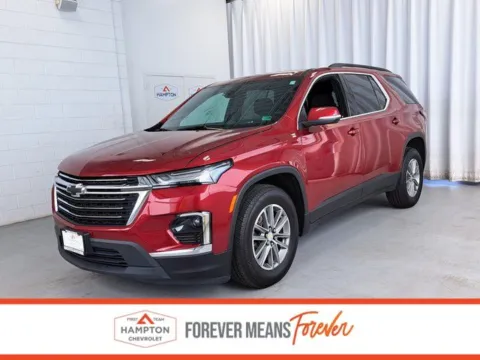 Red 2022 Chevrolet Traverse LT for sale in Hampton, VA