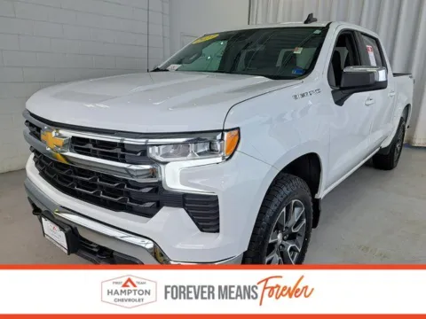 White 2023 Chevrolet Silverado 1500 LT for sale in Hampton, VA