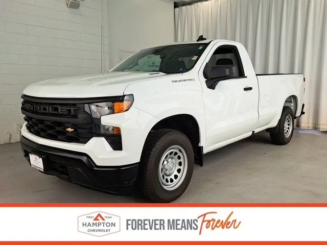 White 2025 Chevrolet Silverado 1500 WT for sale in Hampton, VA