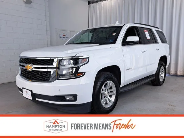 White 2020 Chevrolet Tahoe LT for sale in Hampton, VA