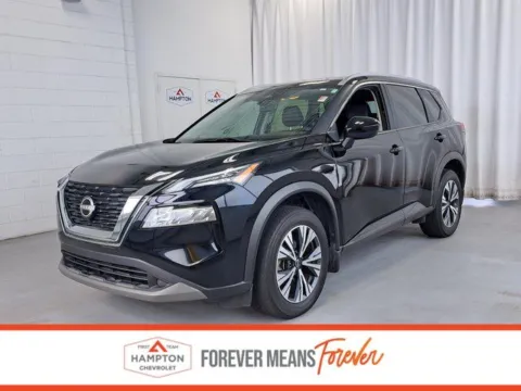 Black 2023 Nissan Rogue SV for sale in Hampton, VA