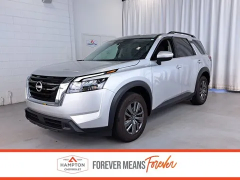 Silver 2023 Nissan Pathfinder SV for sale in Hampton, VA
