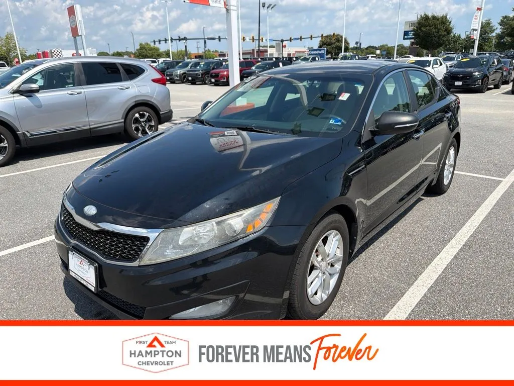 Black 2013 Kia Optima LX for sale in Hampton, VA