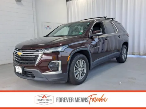 Black 2022 Chevrolet Traverse LT for sale in Hampton, VA