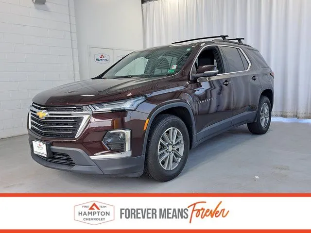 Black 2022 Chevrolet Traverse LT for sale in Hampton, VA