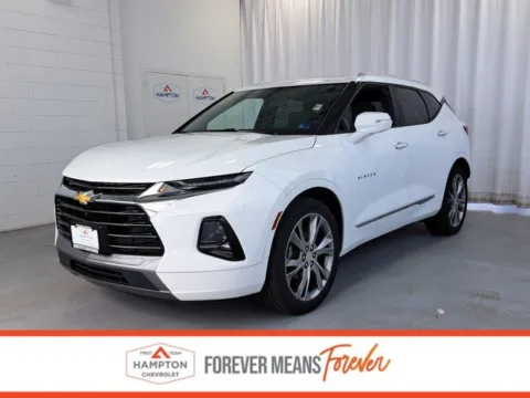 White 2019 Chevrolet Blazer Premier for sale in Hampton, VA