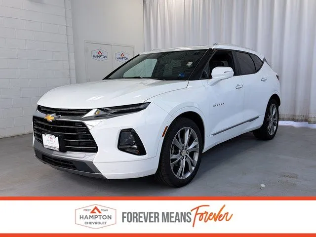 White 2019 Chevrolet Blazer Premier for sale in Hampton, VA