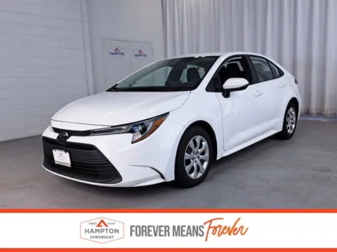 White 2024 Toyota Corolla LE for sale in Hampton, VA