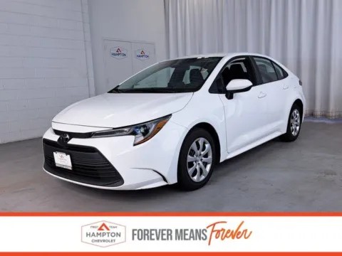 White 2024 Toyota Corolla LE for sale in Hampton, VA