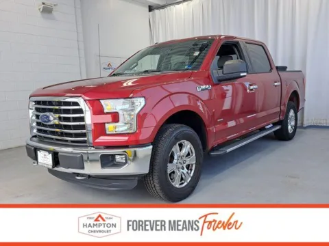 Red 2016 Ford F-150 XLT for sale in Hampton, VA