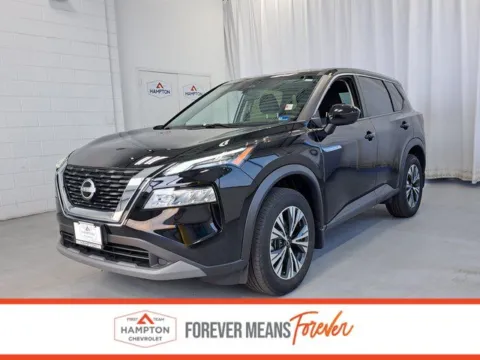Black 2023 Nissan Rogue SV for sale in Hampton, VA