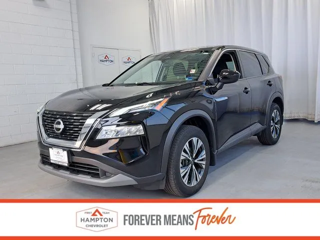 Black 2023 Nissan Rogue SV for sale in Hampton, VA