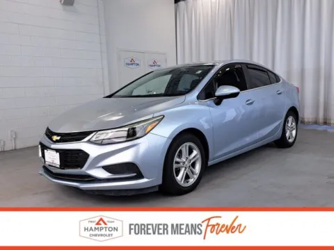 Blue 2018 Chevrolet Cruze LT for sale in Hampton, VA