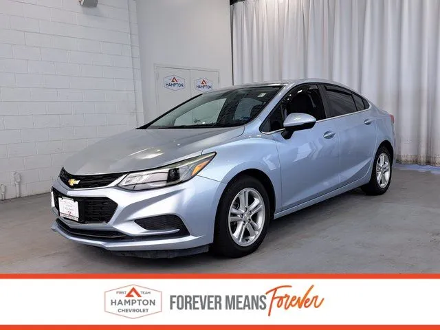 Blue 2018 Chevrolet Cruze LT for sale in Hampton, VA