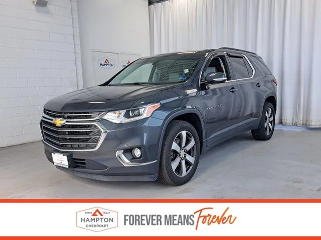 Gray 2019 Chevrolet Traverse 3LT for sale in Hampton, VA