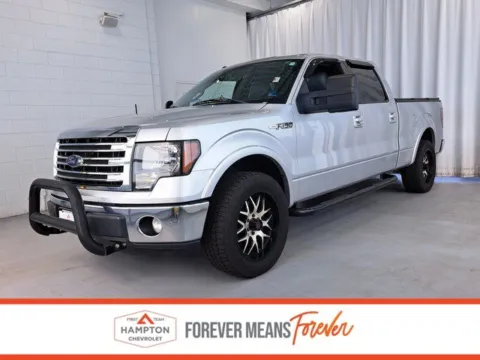 Silver 2013 Ford F-150 Lariat for sale in Hampton, VA