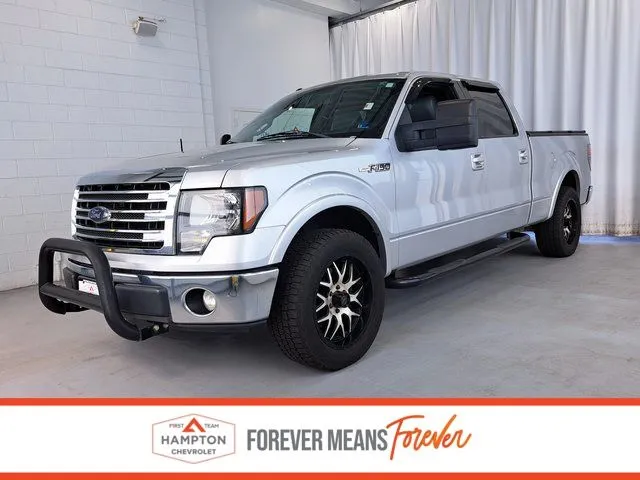 Silver 2013 Ford F-150 Lariat for sale in Hampton, VA