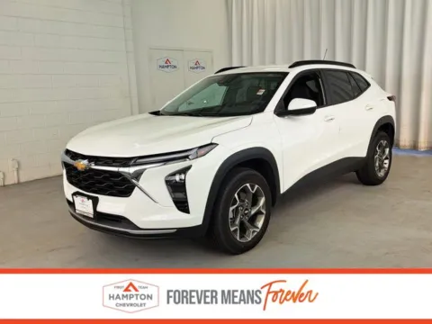 White 2025 Chevrolet Trax LT for sale in Hampton, VA
