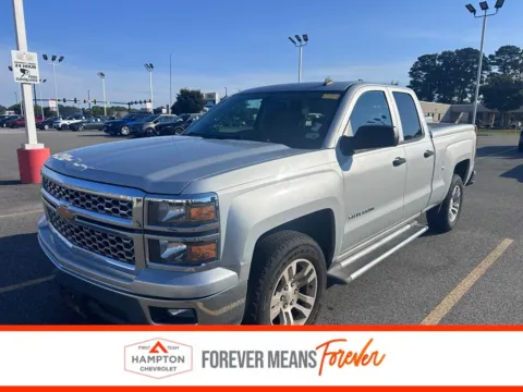 Silver 2014 Chevrolet Silverado 1500 LT for sale in Hampton, VA