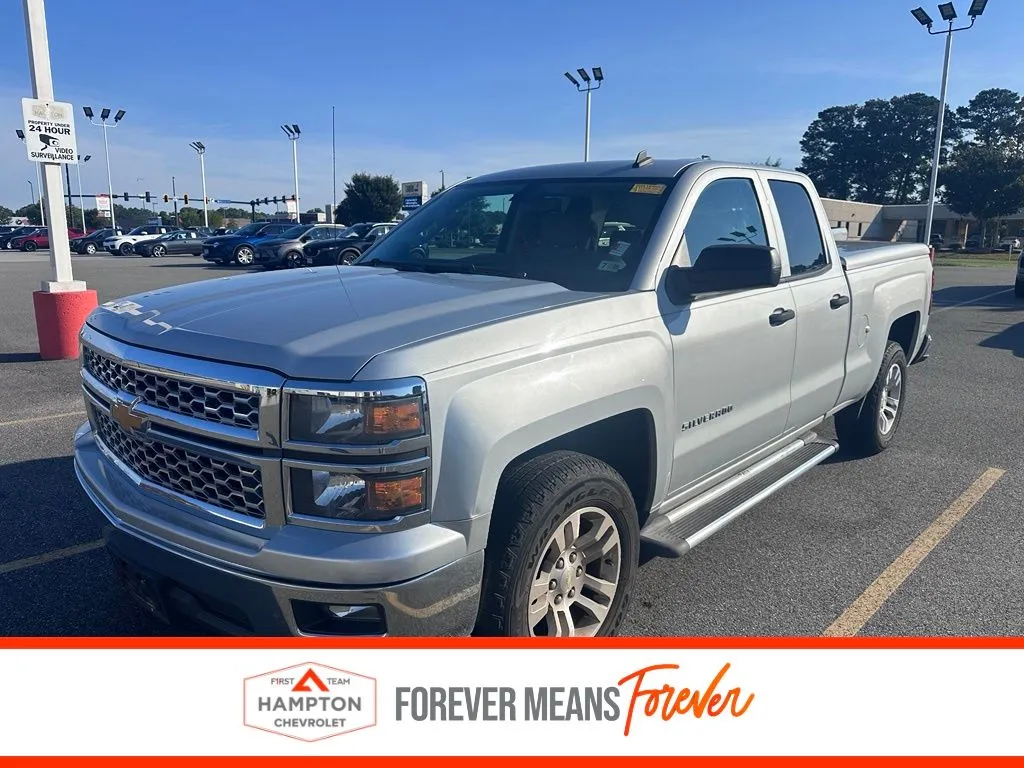 Silver 2014 Chevrolet Silverado 1500 LT for sale in Hampton, VA