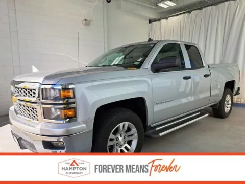 Silver 2014 Chevrolet Silverado 1500 LT for sale in Hampton, VA