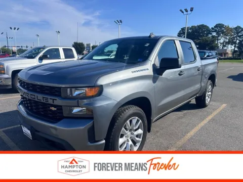 Gray 2022 Chevrolet Silverado 1500 LTD Custom for sale in Hampton, VA
