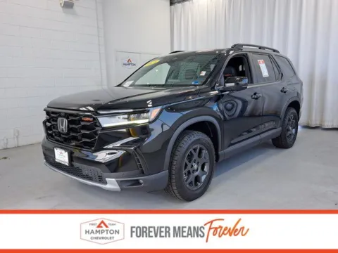 Black 2025 Honda Pilot TrailSport for sale in Hampton, VA