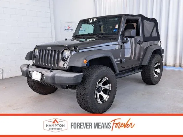 Gray 2014 Jeep Wrangler Sport for sale in Hampton, VA