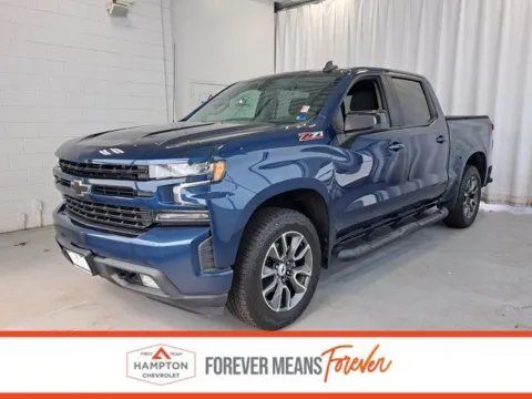 Blue 2021 Chevrolet Silverado 1500 RST for sale in Hampton, VA