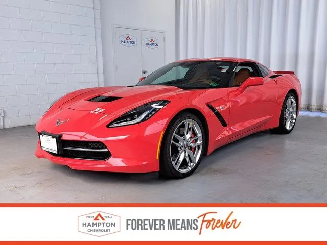 Red 2015 Chevrolet Corvette Stingray Z51 for sale in Hampton, VA