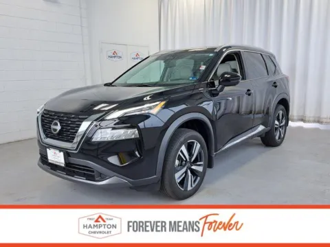 Black 2023 Nissan Rogue SL for sale in Hampton, VA