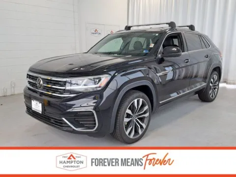 Black 2023 Volkswagen Atlas Cross Sport 3.6L V6 SEL Premium R-Line for sale in Hampton, VA