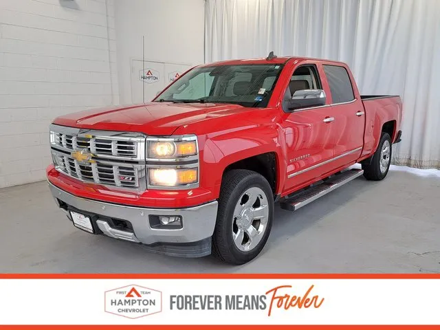 Red 2015 Chevrolet Silverado 1500 LTZ for sale in Hampton, VA