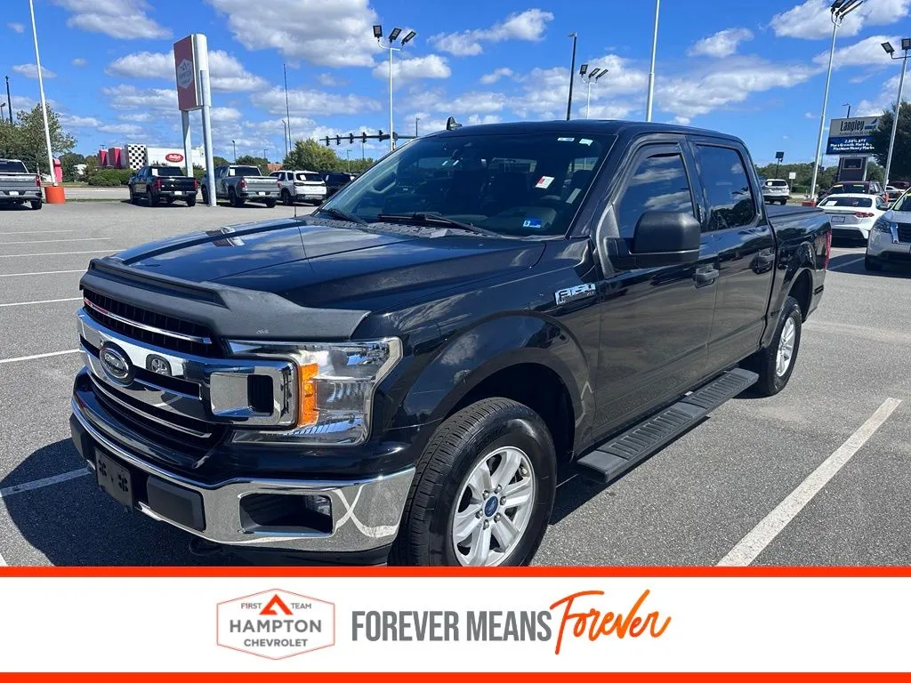 Black 2020 Ford F-150 XLT for sale in Hampton, VA