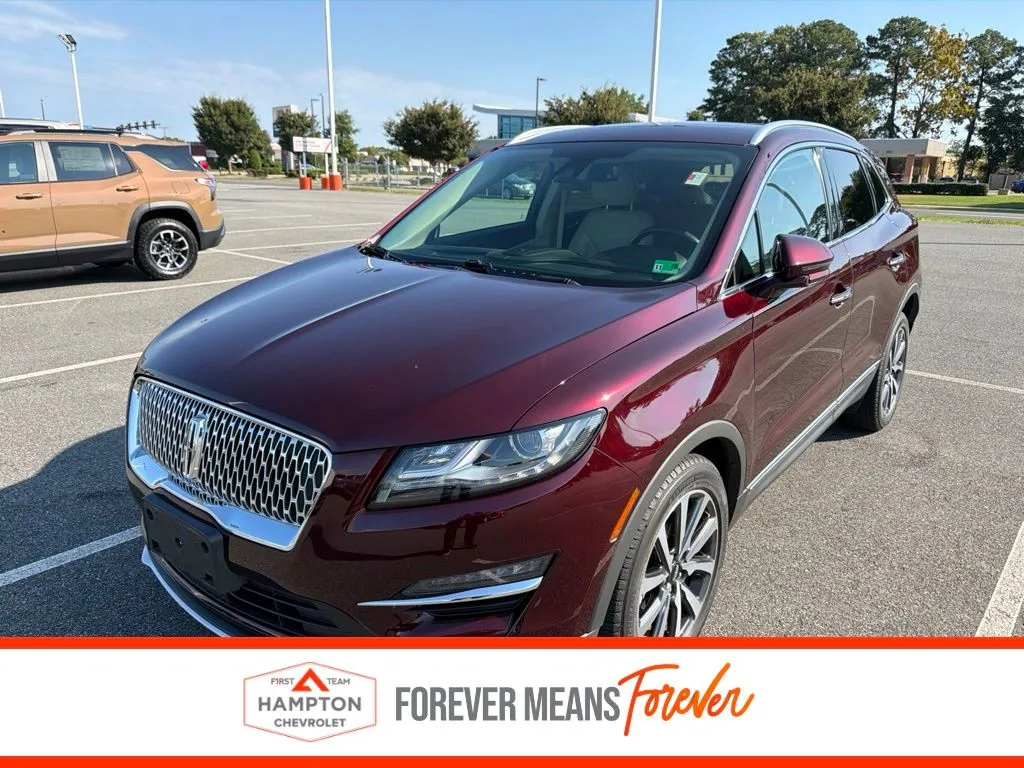 Red 2019 Lincoln MKC Reserve for sale in Hampton, VA