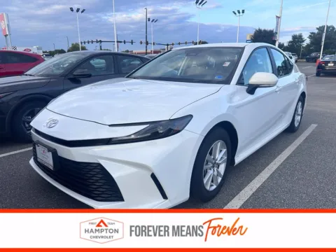 White 2025 Toyota Camry LE for sale in Hampton, VA