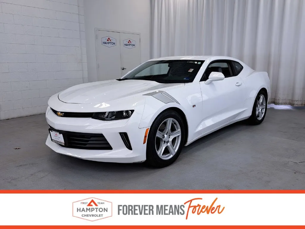 White 2018 Chevrolet Camaro 1LT for sale in Hampton, VA