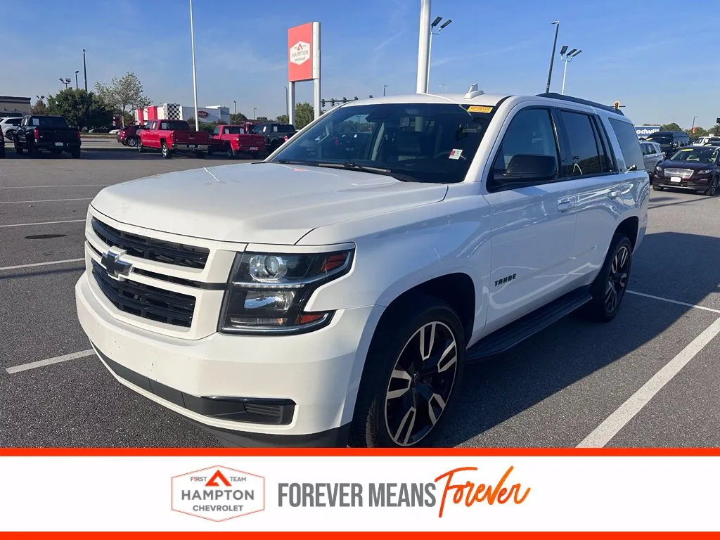 White 2019 Chevrolet Tahoe LT for sale in Hampton, VA